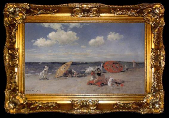 framed  William Merritt Chase Seashore, ta009-2